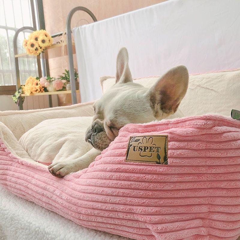 Transform Your Pet's Comfort with Our Washable Plush Warm Pet Kennel Dog Bed